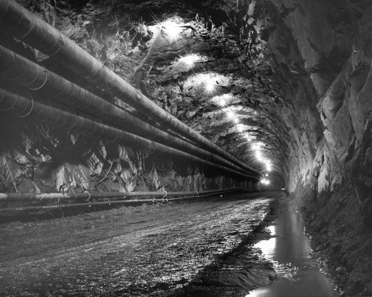 A tunnel inside the Cheyenne Mountain nuclear command complex.