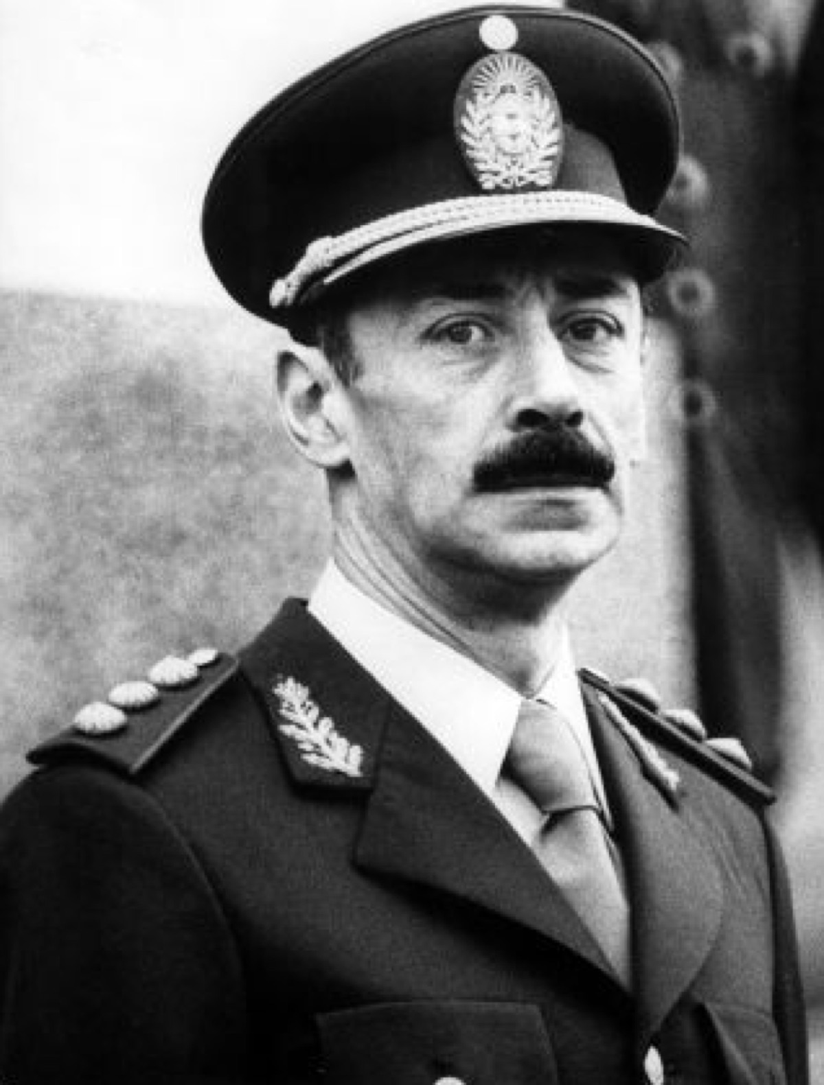 General Jorge Rafael Videla in his 1976 official military portrait, in full Army dress uniform.
