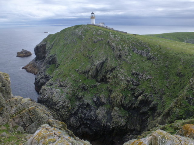 The lighthouse on Eilean Mòr, the Flannan Isles, from which three keepers vanished in December 1900.