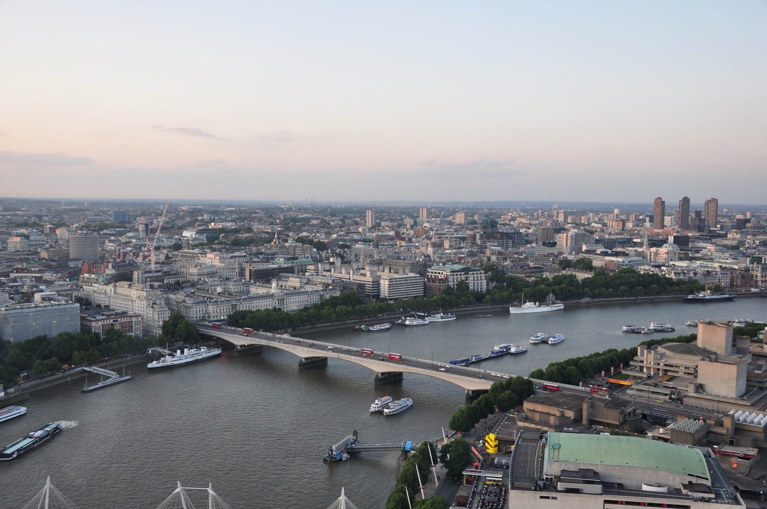Waterloo Bridge over the River Thames in London, the site where Georgi Markov was attacked in 1978.