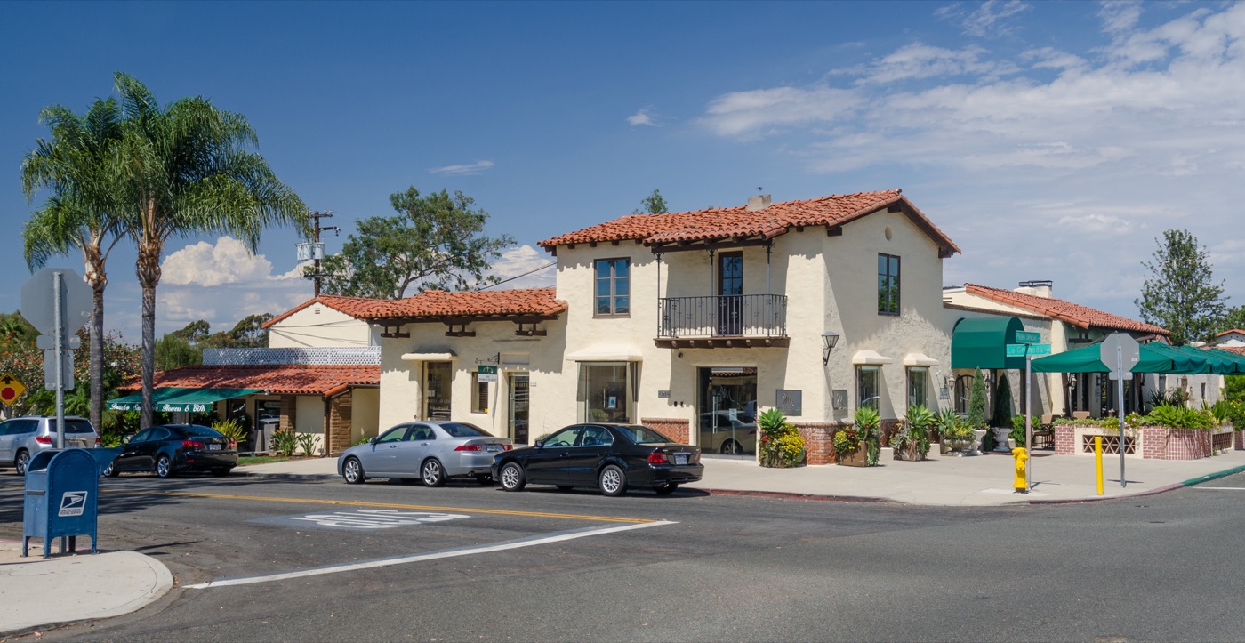 A street view in Rancho Santa Fe, the affluent San Diego suburb where the Heaven's Gate deaths took place.