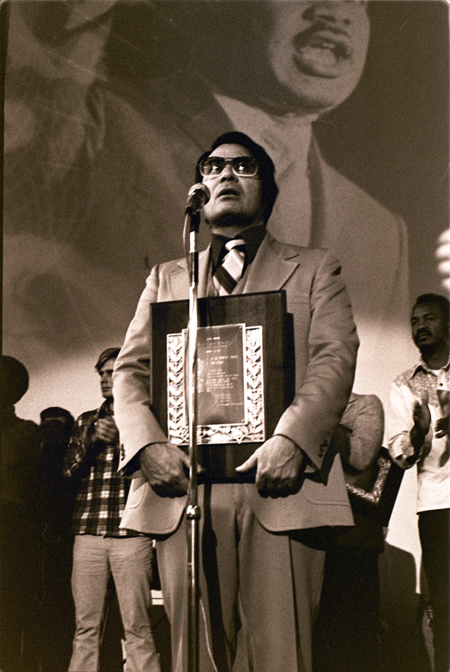 Jim Jones, the leader of the Peoples Temple, in 1977.