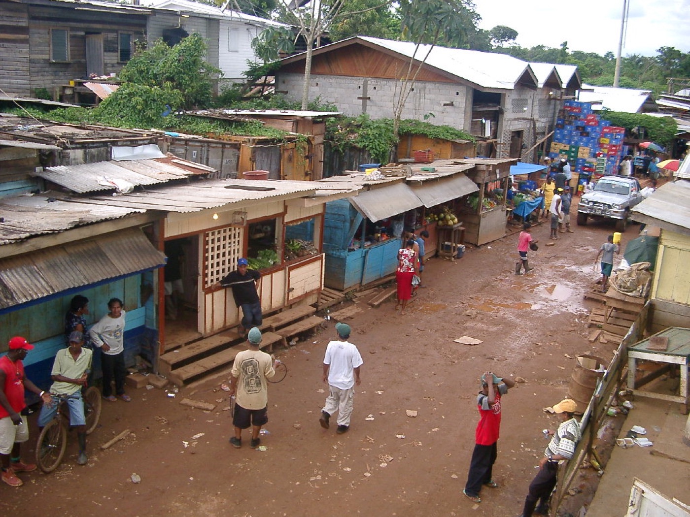A view of the remote Port Kaituma area in Guyana, near the Jonestown settlement.