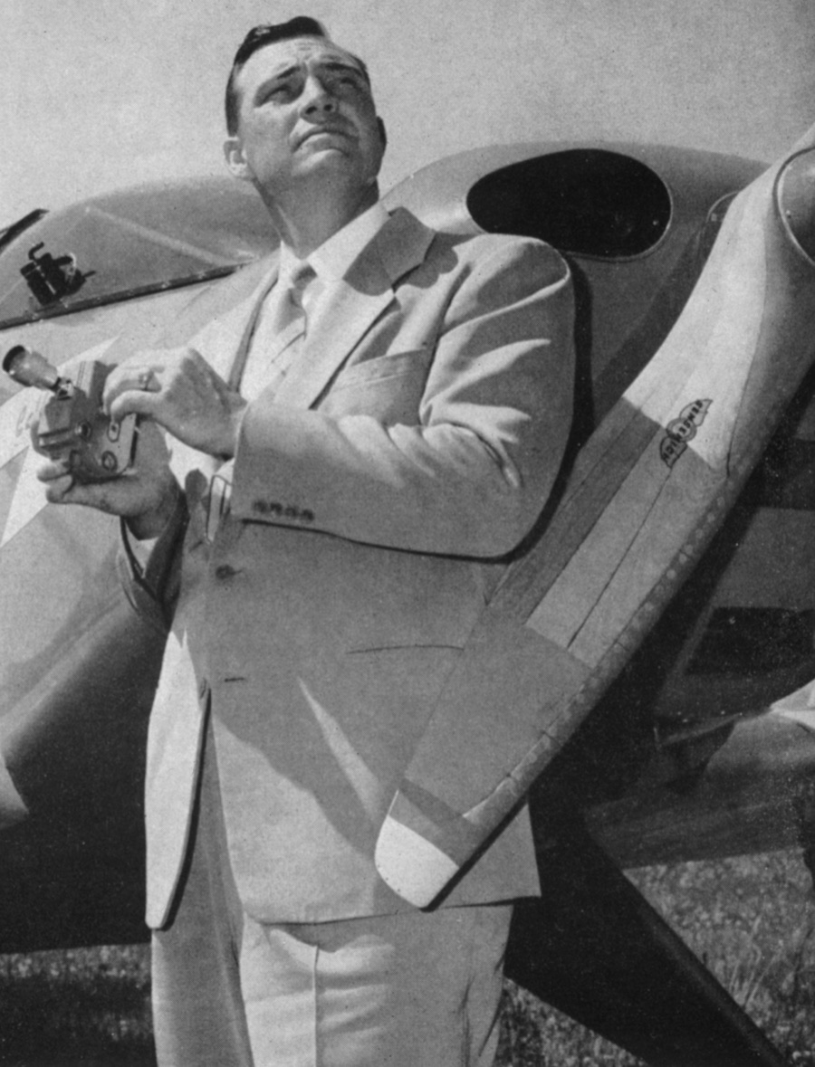 A photograph of Kenneth Arnold, the pilot who made the 1947 sighting.