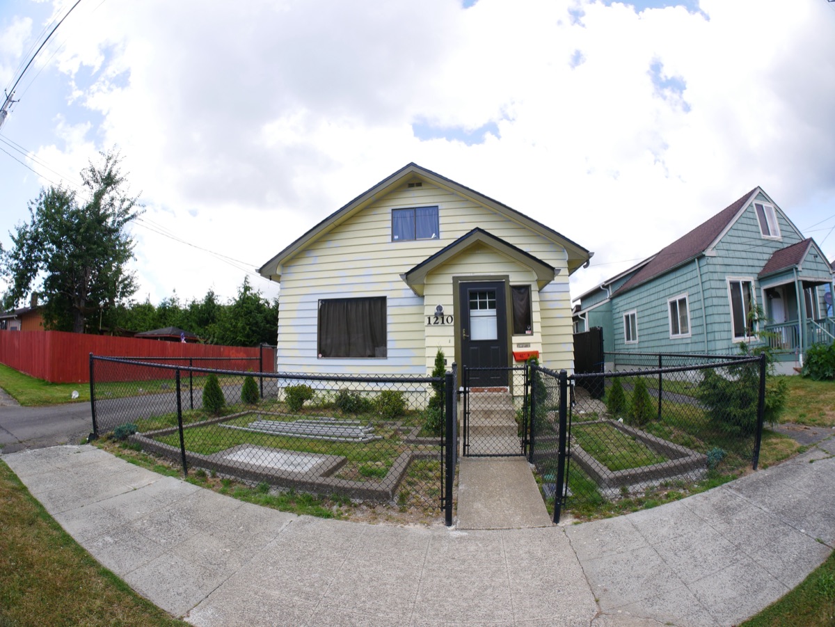 Kurt Cobain's childhood house in Aberdeen, Washington.