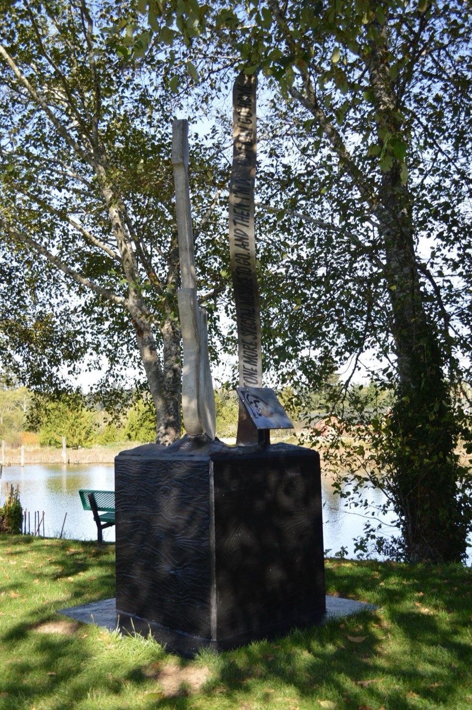 Kurt Cobain Memorial Park in Aberdeen, Washington.