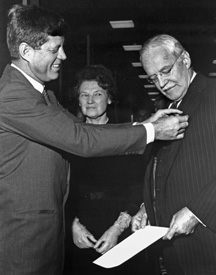 Allen Welsh Dulles photographed at his appointment as Director of Central Intelligence, February 26, 1953.