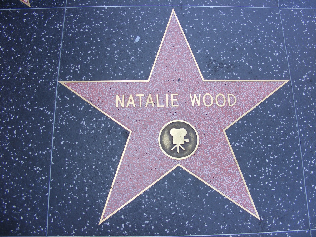 Natalie Wood's star on the Hollywood Walk of Fame.