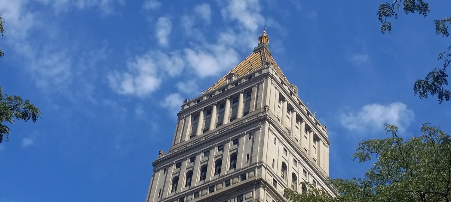 The Thurgood Marshall United States Courthouse in Manhattan, a grand classical government building.