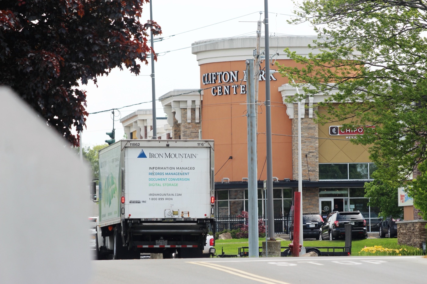 A street scene in the Clifton Park area near Albany, New York, where NXIVM was based.