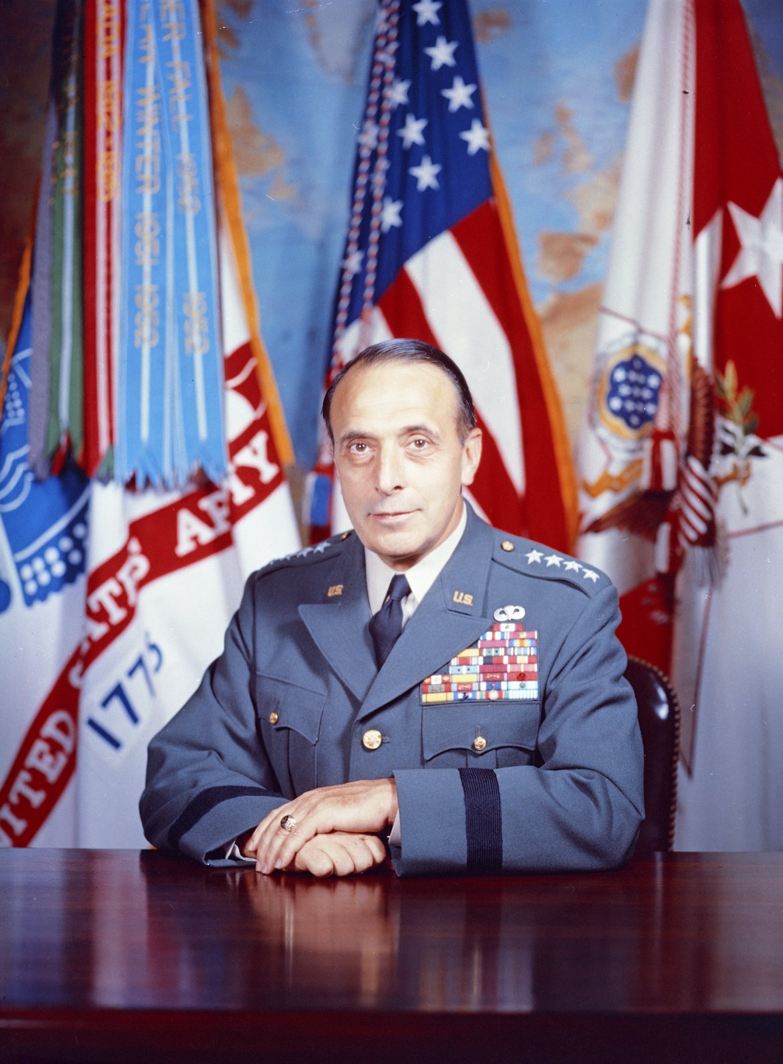 General Lyman L. Lemnitzer, Chairman of the Joint Chiefs of Staff.