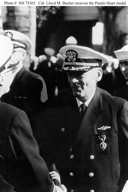 Commander Lloyd Bucher, the captain of the USS Pueblo, in uniform.