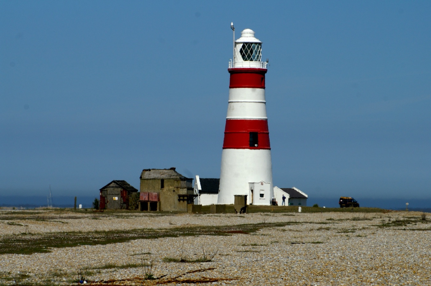 The Orford Ness lighthouse on the Suffolk coast, whose beam is a leading explanation for the Rendlesham lights.