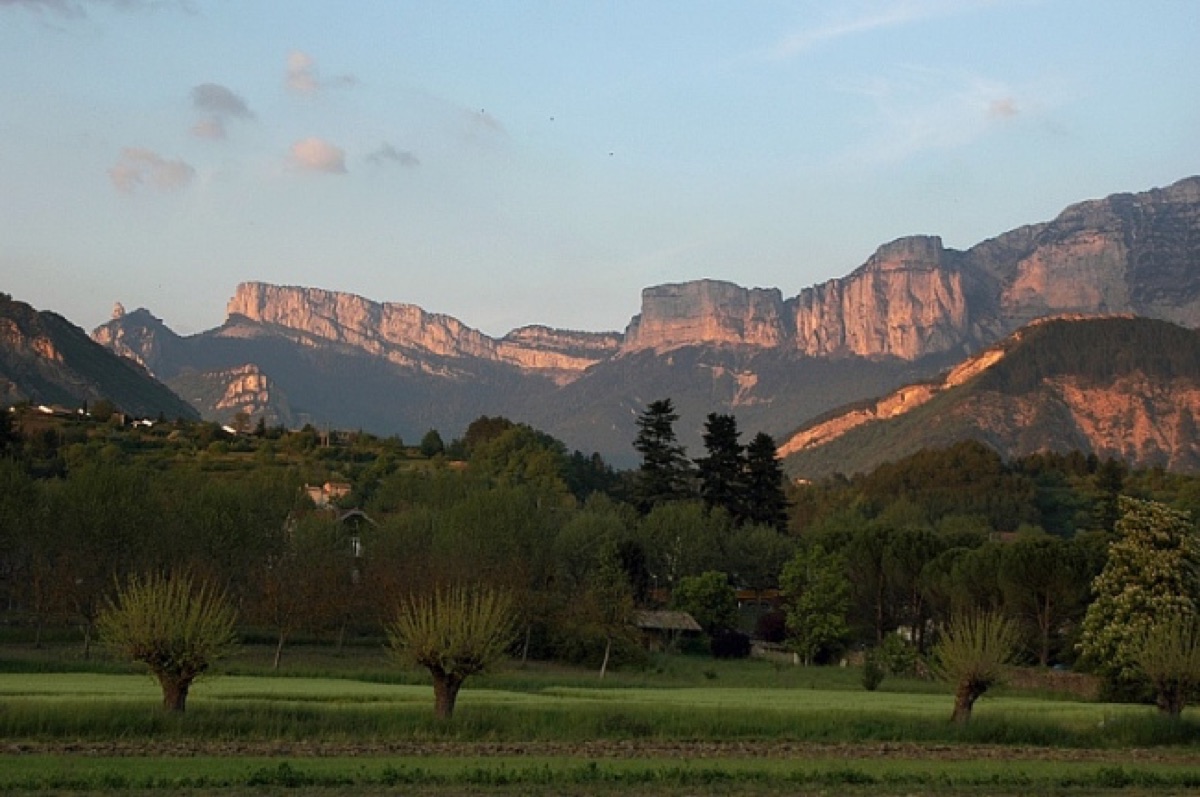 The Vercors mountains in southeastern France, where sixteen Solar Temple members died in December 1995.