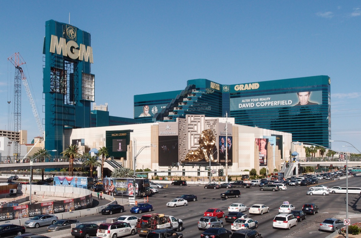 The MGM Grand hotel and casino in Las Vegas.