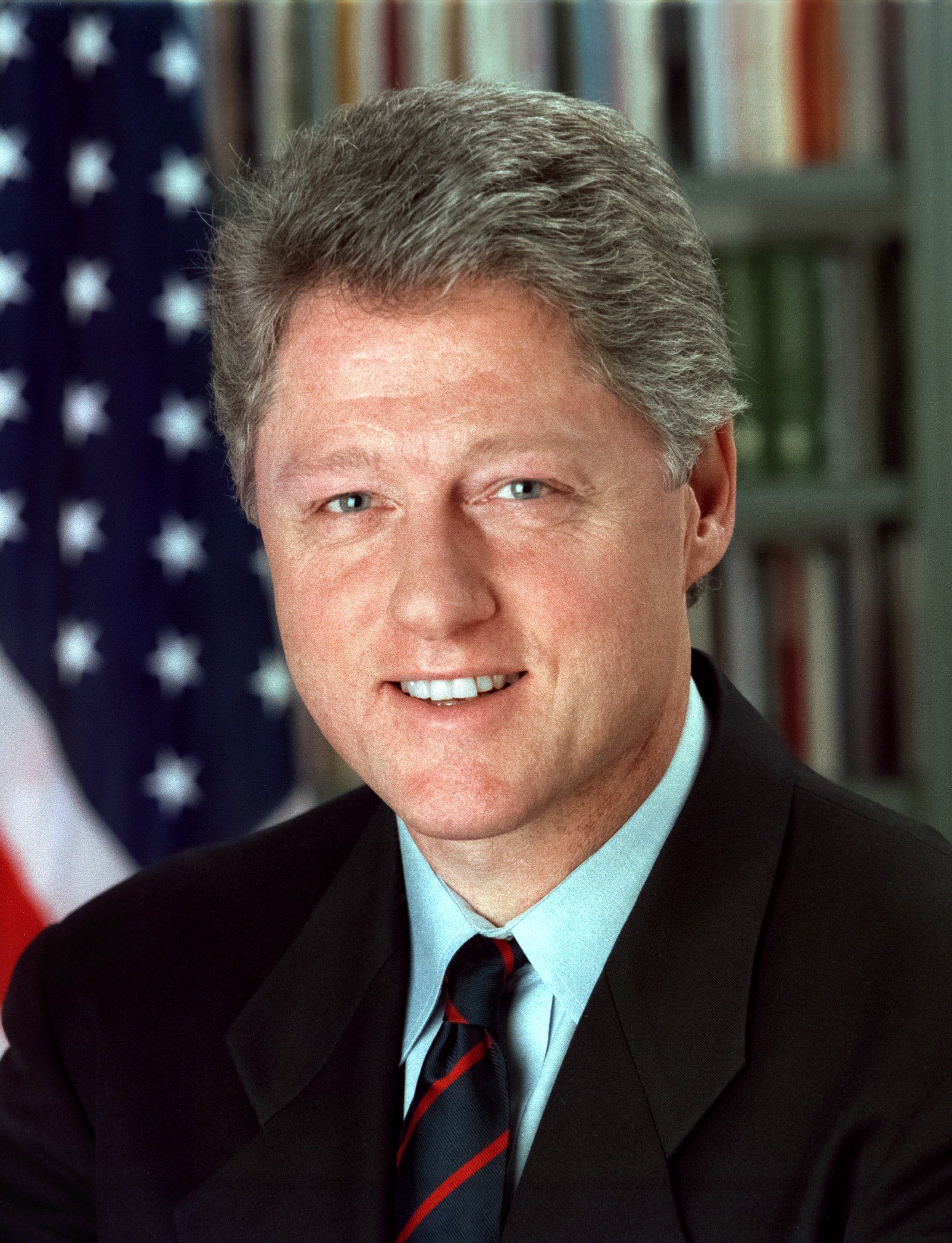 Bill Clinton, official presidential portrait.